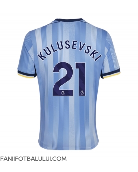 Tottenham Hotspur Dejan Kulusevski #21 Tricou Fotbal Replică 2024-25 Barbati Deplasare